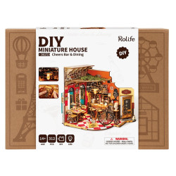 CHEERS BAR & DINING, MINIATURE HOUSE PUZZLE 3D ROLIFE