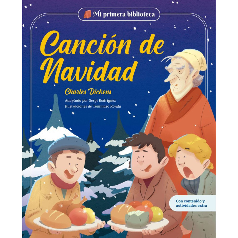 CANCIÓN DE NAVIDAD, LIBRO INFANTIL CON JUEGOS Y ACTIVIDADES EXTRA