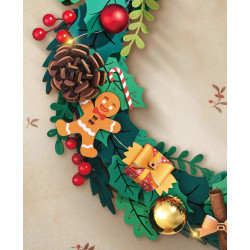 CHRISTMAS WREATH, 3D PUZZLE CORONA DE NAVIDAD ROLIFE