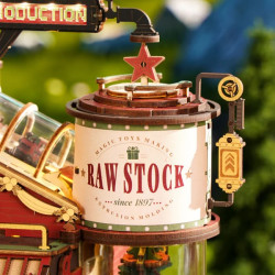 DREAM GIFT FACTORY, PUZZLE 3D FÁBRICA DE JUGUETES NAVIDAD ROKR ROBOTIME