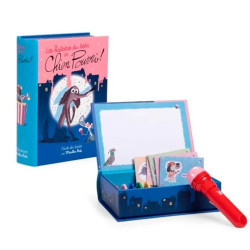 LIBRO LINTERNA PROYECTOR DE HISTORIAS PERRO APESTOSO 5 DISCOS