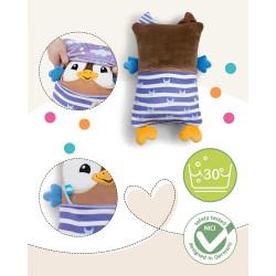 PELUCHE Y ALMOHADA REVERSIBLE COSIDOO NICI BÚHO