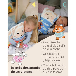 PELUCHE Y ALMOHADA REVERSIBLE COSIDOO NICI OVEJA