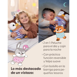 PELUCHE Y ALMOHADA REVERSIBLE COSIDOO NICI ZORRO