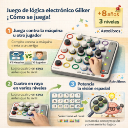 SMART FOUR, JUEGO DE LÓGICA ELECTRÓNICO GIIKER