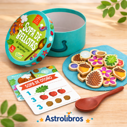 SOPA DE BELLOTAS, JUEGO DE MESA PARA APRENDER A CONTAR