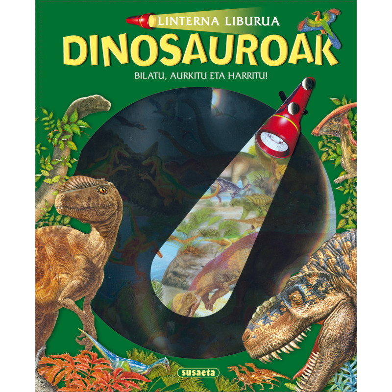 DINOSAUROAK, LINTERNA LIBURUA