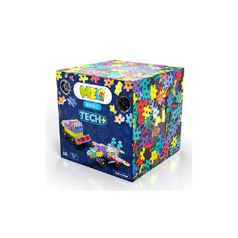 MELI BASIC TECH+ 520 PIEZAS | JUEGO DE CONSTRUCCIÓN