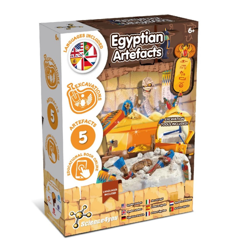 JUEGO DE EXCAVACIÓN TESOROS EGIPCIOS | SCIENCE4YOU