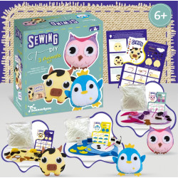 KIT DE COSTURA 3 EN 1 ANIMALES | MANUALIDADES SCIENCE4YOU