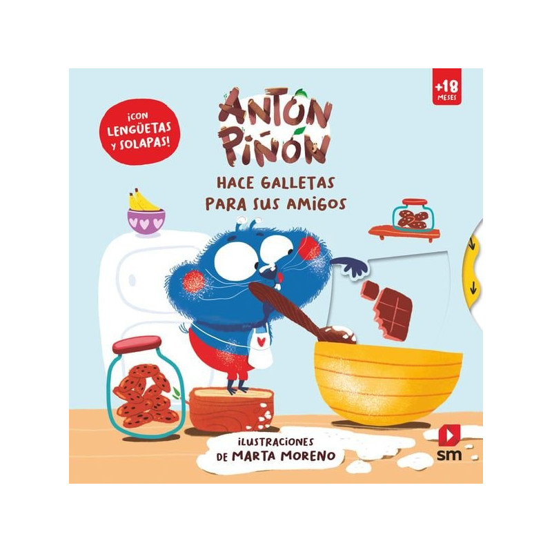 ANTÓN PIÑÓN HACE GALLETAS PARA SUS AMIGOS | LIBRO CON SOLAPAS