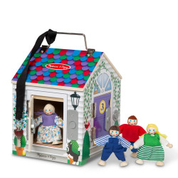 CASA DE MADERA CON SONIDO Y LLAVES MELISSA & DOUG
