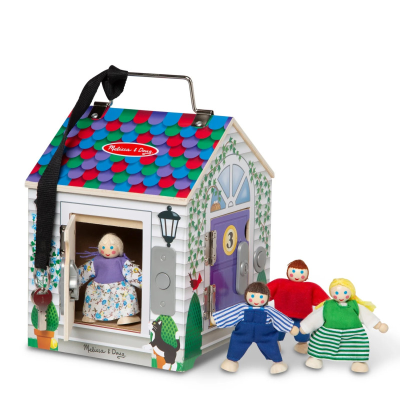 Casa de madera con sonido y llaves - Melissa & Doug