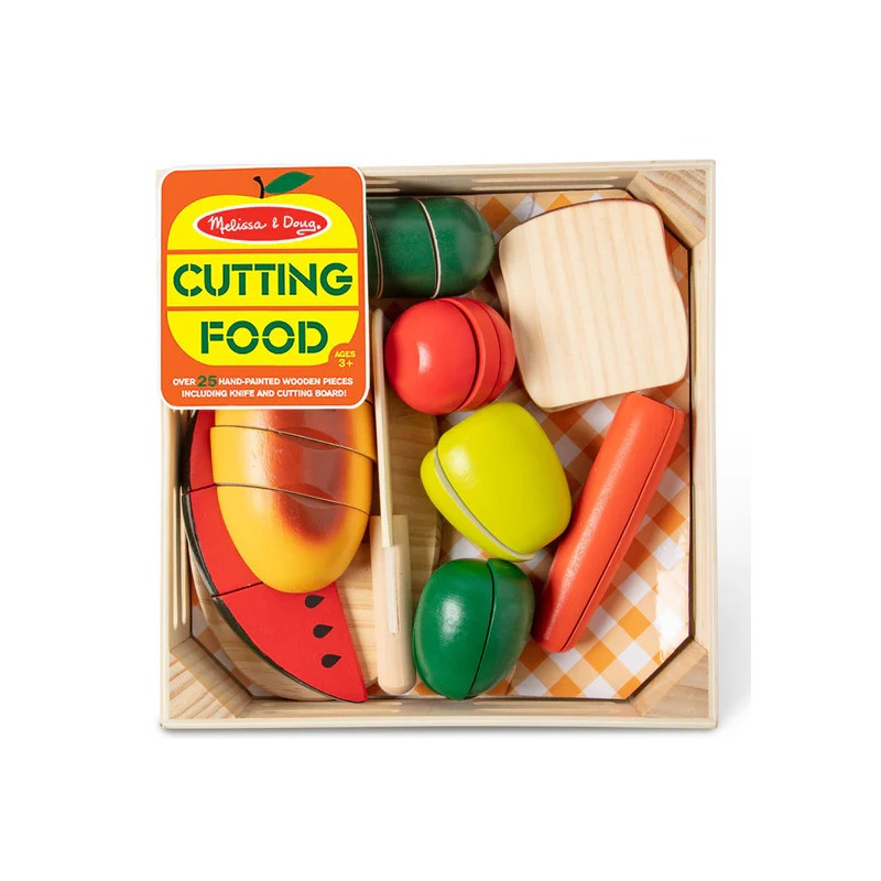 Alimentos de madera para cortar - Melissa & Doug