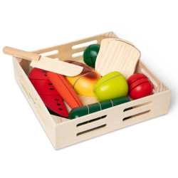 Alimentos de madera para cortar - Melissa & Doug