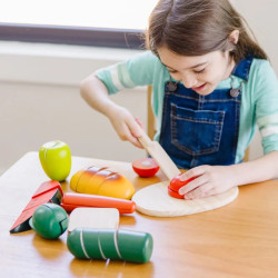 Alimentos de madera para cortar - Melissa & Doug