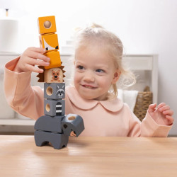 SET DE CONSTRUCCIÓN BLOCKABLES AMIGOS DEL BOSQUE MELISSA & DOUG