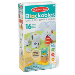 SET DE CONSTRUCCIÓN BLOCKABLES AMIGOS DE LA GRANJA MELISSA & DOUG
