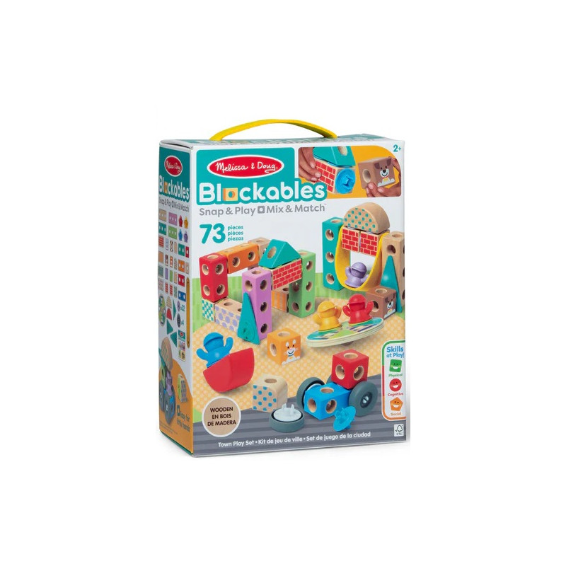 SET DE CONSTRUCCIÓN BLOCKABLES CIUDAD MELISSA & DOUG