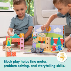 SET DE CONSTRUCCIÓN BLOCKABLES CIUDAD MELISSA & DOUG