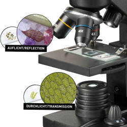 MICROSCOPIO NATIONAL GEOGRAPHIC CON SOPORTE PARA SMARTPHONE