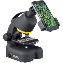 TELESCOPIO Y MICROSCOPIO NATIONAL GEOGRAPHIC CON SOPORTE PARA SMARTPHONE