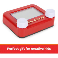 Mini Telesketch Etch A Sketch - Pizarra de Dibujo Magnética para Viajes