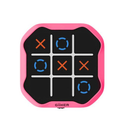 Tic Tac Toe Rosa | Juego de lógica electrónico Giiker | Astrolibros Vitoria