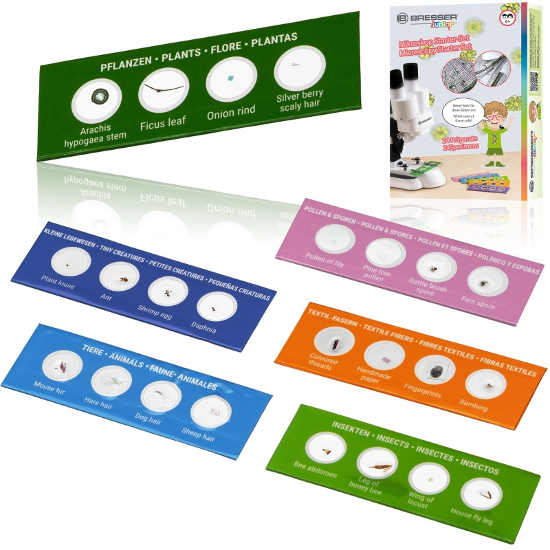 Kit de Experimentación para microscopio Bresser Junior