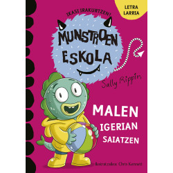 Munstroen eskola 18: Malen igerian saiatzen - Sally Rippin