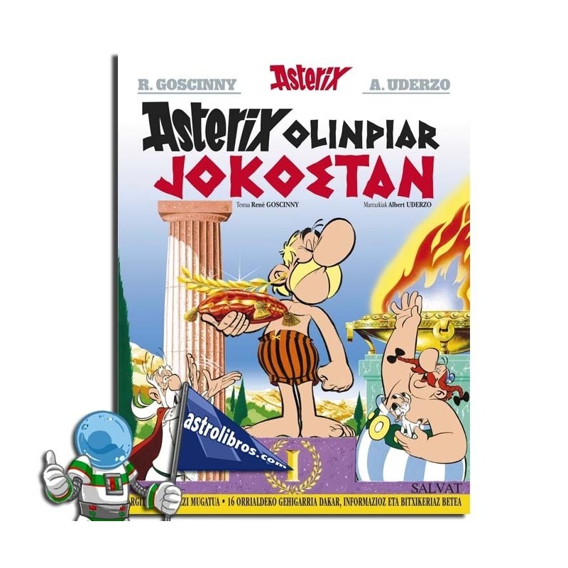 ASTERIX OLINPIAR JOKOETAN, ASTÉRIX EN EUSKERA