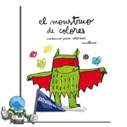 EL MONSTRUO DE COLORES , LIBRO DE COLOREAR