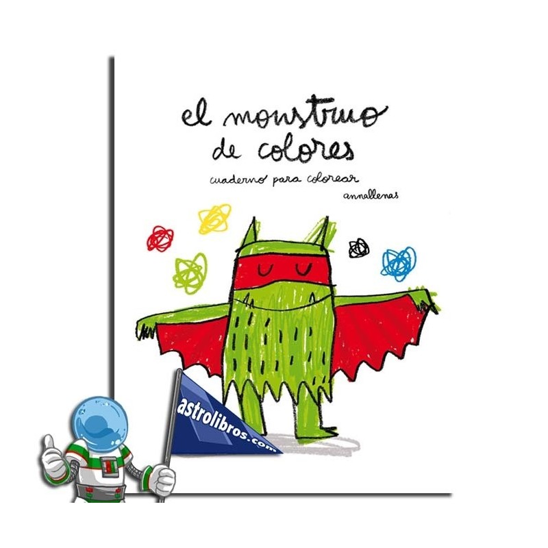 EL MONSTRUO DE COLORES , LIBRO DE COLOREAR