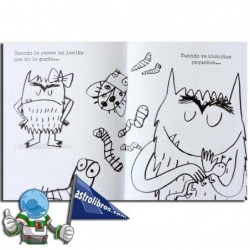 Cuaderno para colorear | El monstruo de colores