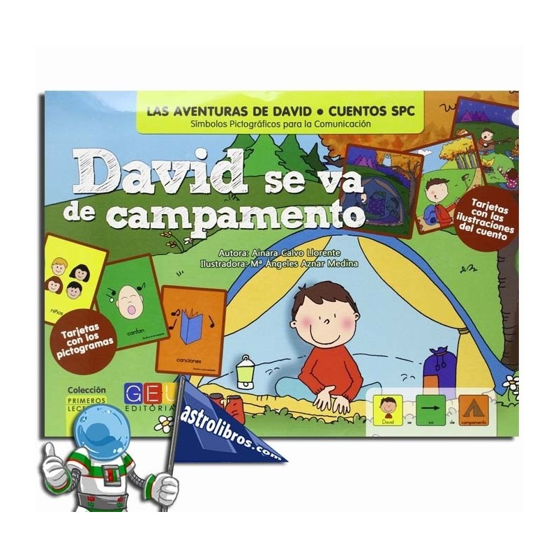 David se va de campamento | SPC ipuinak- Piktogramak