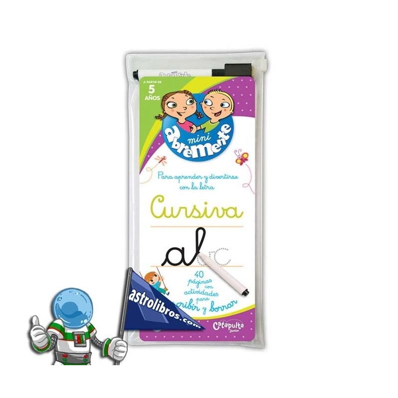 Mini abremente para escribir y borrar | Cursiva Mini abremente para escribir y borrar | Cursiva