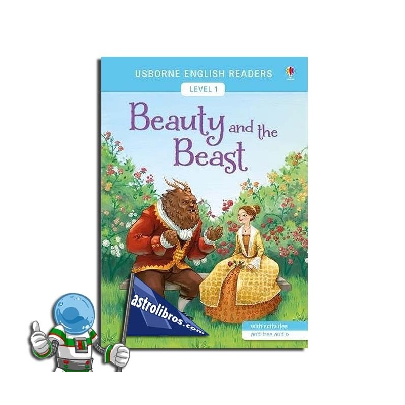 BEAUTY AND THE BEAST , USBORNE ENGLISH READERS , LEVEL 1 -A1-
