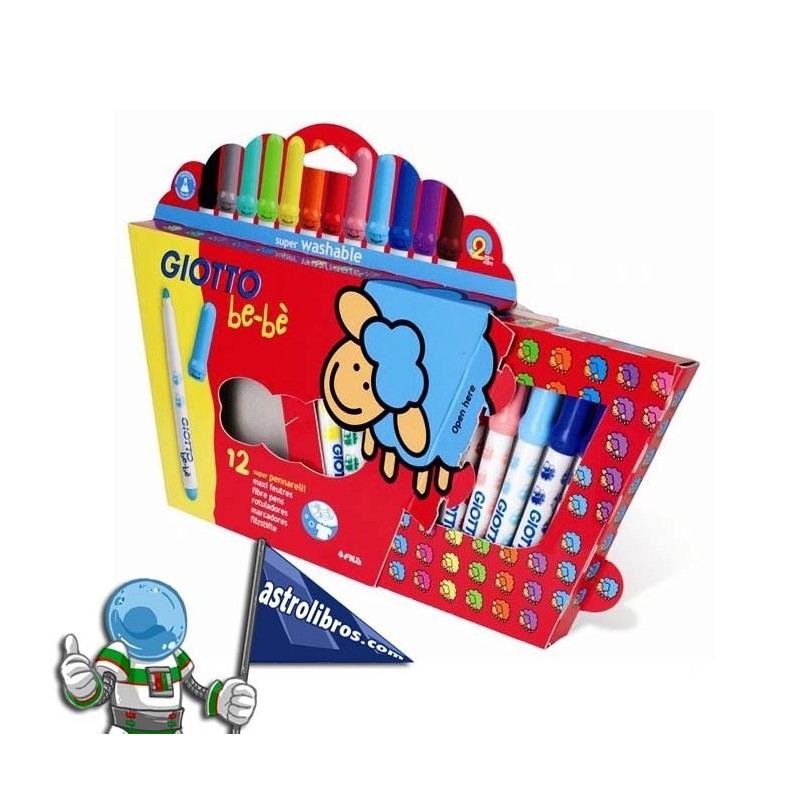 ROTULADORES BEBE GIOTTO 12U