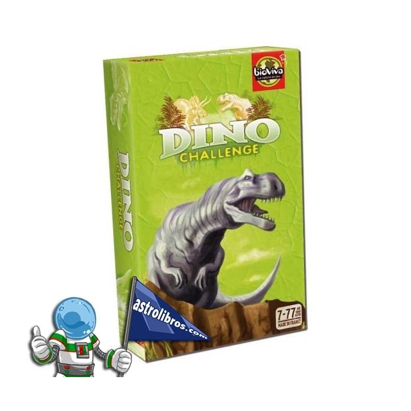 CARTAS BIOVIVA DESAFÍOS NATURALEZA DINO CHALLENGE VERDE