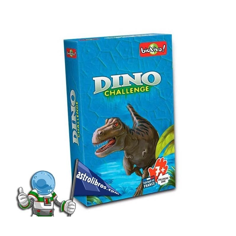 CARTAS BIOVIVA DESAFÍOS NATURALEZA DINO CHALLENGE AZUL