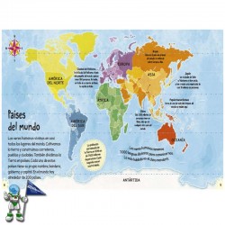 MI PRIMER ATLAS, INCLUYE UN PÓSTER DEL MAPA DEL MUNDO
