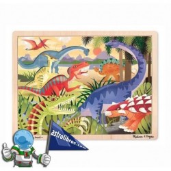 Puzzle de madera de 24 piezas Dinosaurios, Egurrezko jostailuak