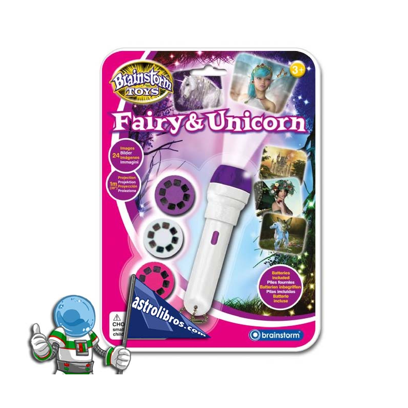 LINTERNA PROYECTORA , HADAS Y UNICORNIOS