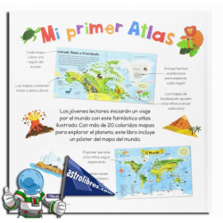 MI PRIMER ATLAS, INCLUYE UN PÓSTER DEL MAPA DEL MUNDO