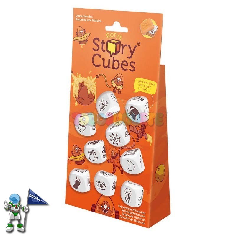 DADOS PARA CONTAR HISTORIAS , TAMAÑO GRANDE , STORY CUBES