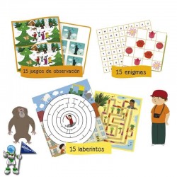 LIBRO DE PASATIEMPOS 45 JUEGOS DE VIAJE, PASATIEMPOS INFANTILES BORRABLES