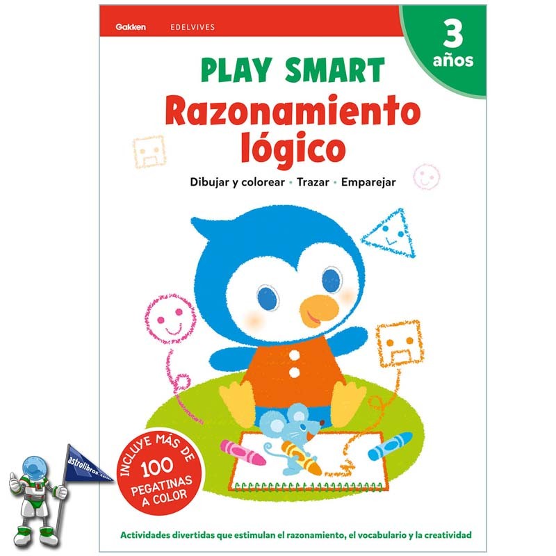 PLAY SMART, RAZONAMIENTO LÓGICO 3 AÑOS